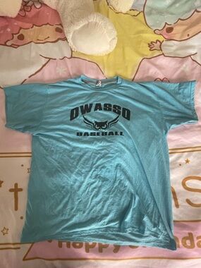GAP Teal Blue Owasso Baseball Short Sleeve Tee